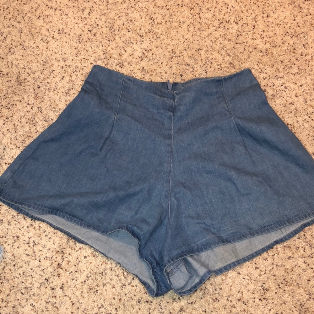 Denim shorts